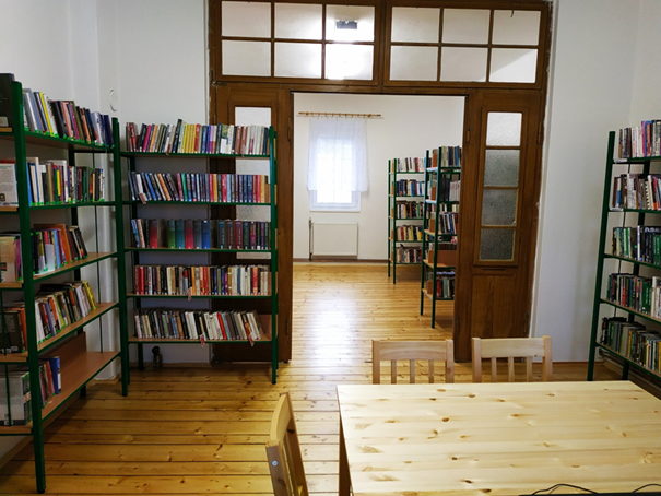 knihovna po rekonstrukci 2019